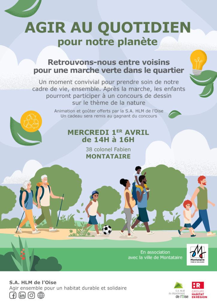 affiche marche verte
